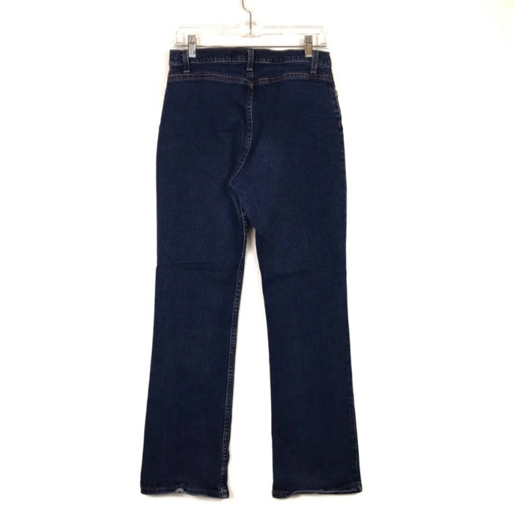 Vintage Zena Dark Blue Denim Jeans Straight Leg Mid Rise Size 8